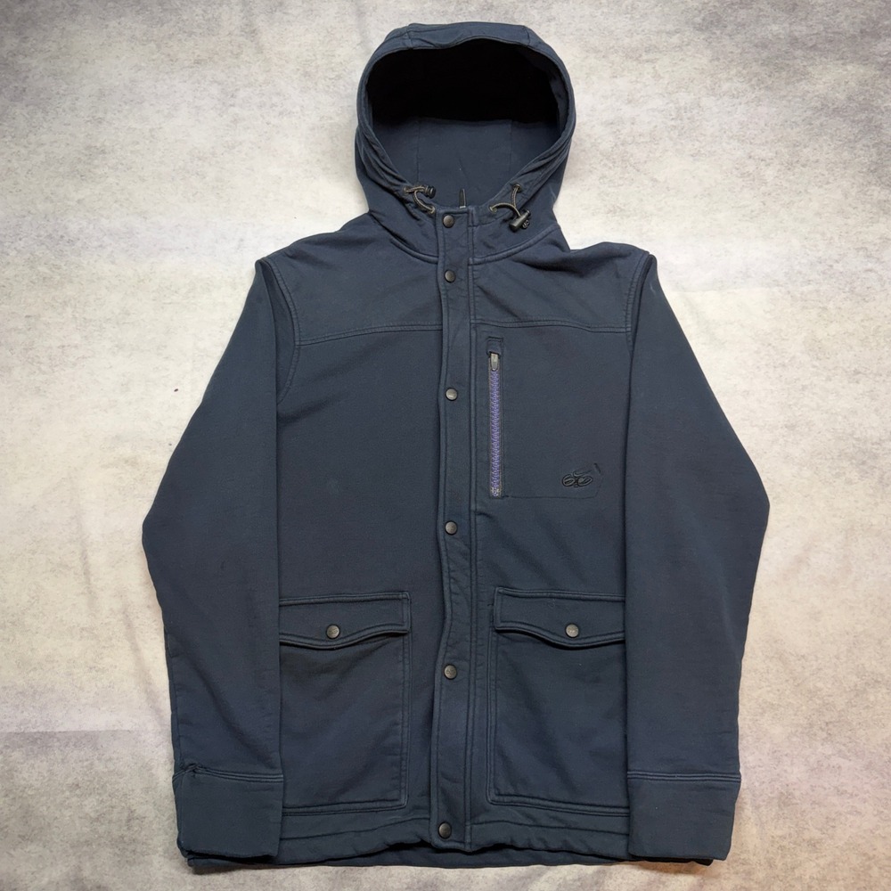 Vintage Nike 6.0 Hooded Chore Coat Jacket Navy Blue Skater‎ Y2K Mens Size Medium